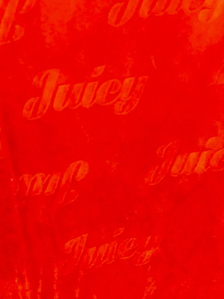 Juicy Couture 裤子女式大号丝绒天鹅绒 Y2K 标志休闲舒适弹力 — 第 3/4 张图片