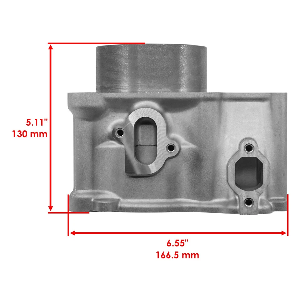Kit de cilindro Caltric para Yamaha Kodiak 450 YFM450 2003-2021 5ND-11310-00-00 Foto 3 de 4