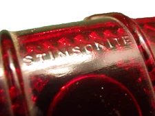 1949-1950 FORD TAILLIGHT; STIMSONITE FRST-48 ( Repl. #8A13448-A)  GLASS Lens