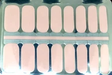 Color Nail Polish Strips,16ct. Very Pale Pink READ DESCRIPTION BELOW