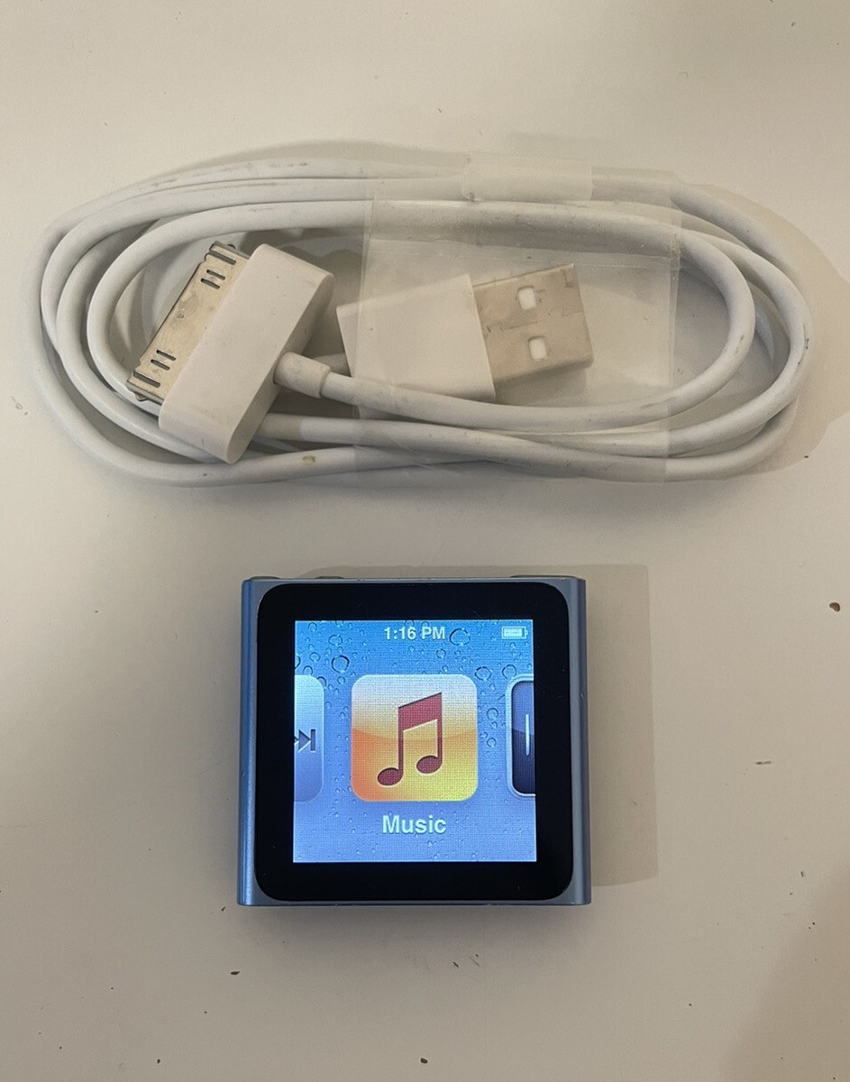 iPod nano 第6世代　16GB　ブルー　イヤホン　充電ケーブル付き Apple 16GB iPod nano (Blue) (6th Generation) MC695LL/A B&H Photo