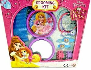 Disney Princess Palace Pets Grooming Set Girls Hair Accessories Toy Mirror Set