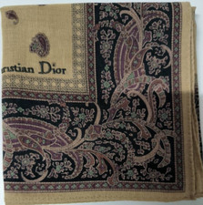 HANDKERCHIEF VINTAGE CLASSIC PAISLEY PATTERNED COTTON 19" MEN POCKET