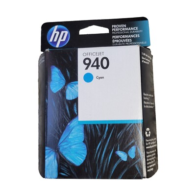 NEW HP #940 C4903AN Cyan Ink Cartridge Genuine Expired