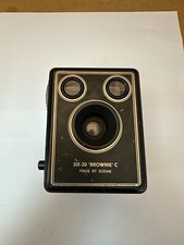 Vintage Brownie C SIX-20 Box Film Camera, Made by Kodak