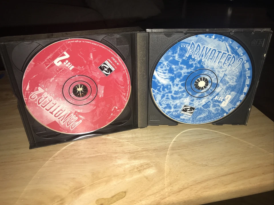 Wing Commander: Privateer 2 -- The Darkening (PC, 1996) No Booklet Free Shipping - Image 4 of 4