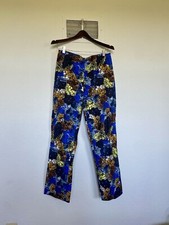 Prada Fall 2017 Pop Art Abstract Floral Pants Size 44