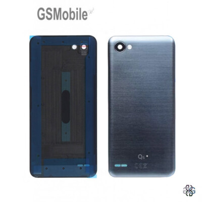 Cover Rear Adhesive Lens Back Battery Cover Lens Silver LG Q6 Plus