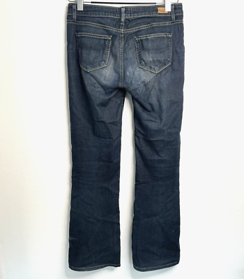 Paige Skyline Jeans Womens Size 29 Bootcut Dark Wash Blue Denim