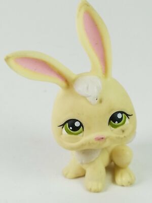 LPS toy Littlest Pet Shop toys rabbit with green eyes animal toy for Girl's gift