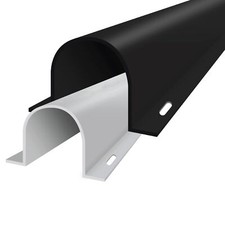 Wire Trak Flanged PVC Wire Guard Surface Cabl...