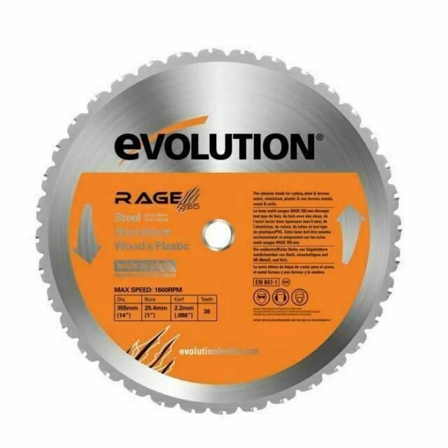 Evolution RAGEBLADE355MULTI 355mm TCT Blade