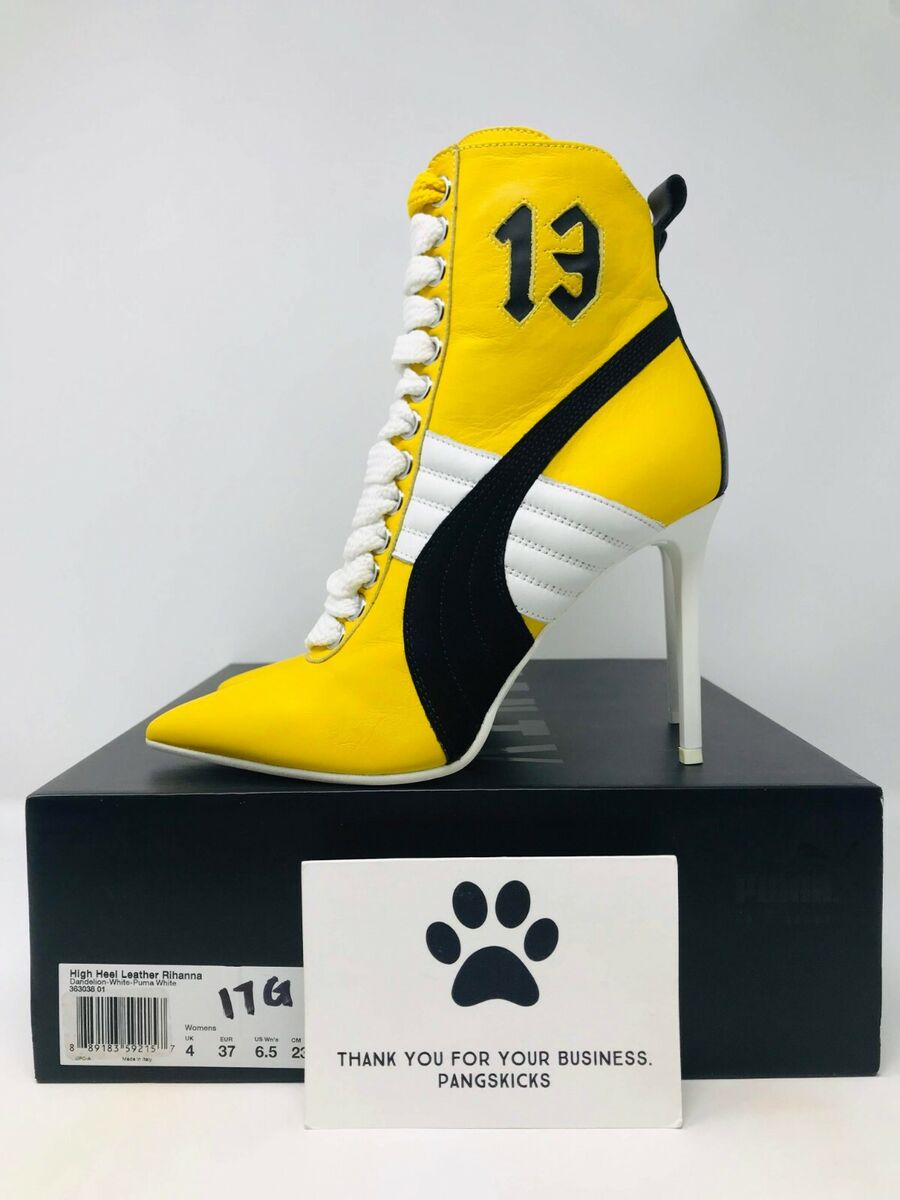 Puma Fenty by Rihanna High Heel Leather Yellow 363038-01 Puma Fenty by Rihanna High Heel Leather Yellow 363038-01