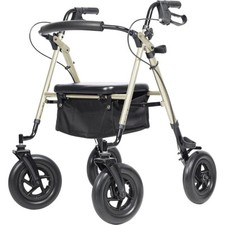 10 Deluxe OEM WALKER Upright Rollator Walker Walking Medical Aid for Seniors US