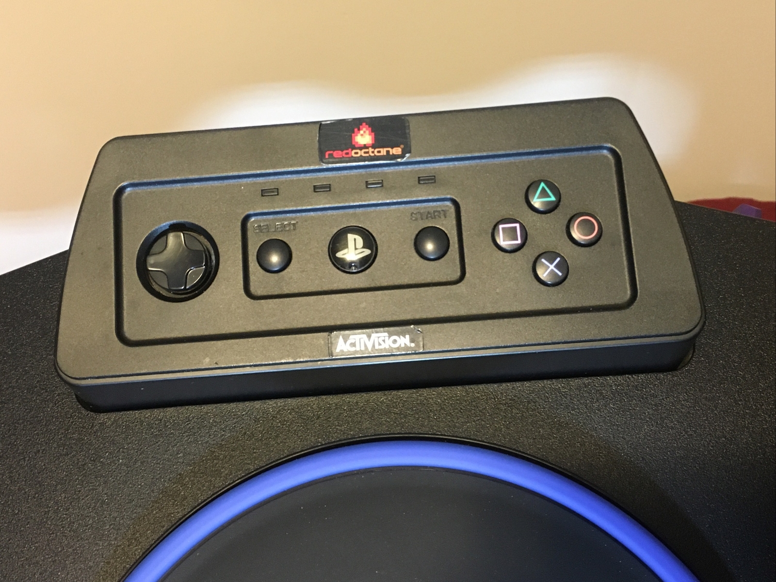 PS3 Guitar Hero Drums w/ Pedal and Sticks Red Octane 95481.805 No