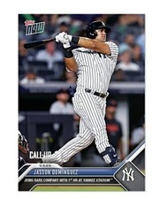 Jasson Dominguez 2023 Topps Now #827 Hits 1st Home Run At Yankee Stadium 