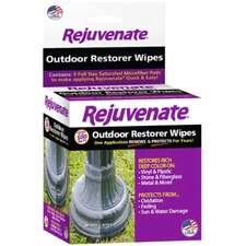 Rejuvenate Restorer Wipes 5 Pack Microfiber Indoor Outdoor Surface Cleaner