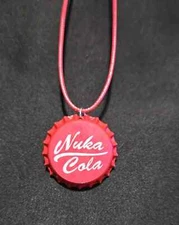 Fallout Nuka Cola Bottle Cap Necklace *Unofficial, Handmade* see description