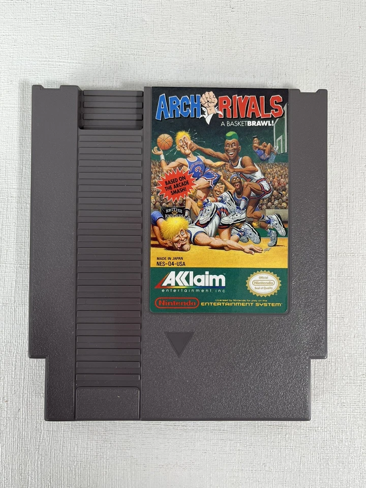 Lote de 3 jogos antigos da Nintendo - Duck Hunt, beisebol, Arch Rivals - Imagem 2 de 4