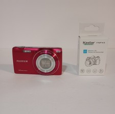 Fujifilm FinePix JZ100 14MP Digital Camera - Red - For Parts or Repair