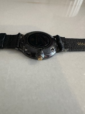 Boîtier De Montre Raymond Weil Vintage Pour Modèles Divers - Cuir Noir | Occasion Comme Neuf