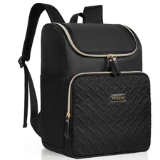 Lunch Backpack Women Insulated 15.6 Inch Computer Soft Cooler Bag Lilac