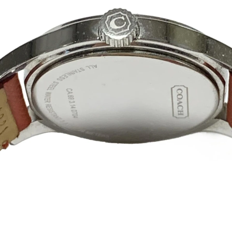 Auth COACH - fca.69.3.14.0704 Unconfirmed Orange Women's Wrist Watch - image 4 of 4