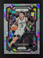 2023-24 Panini Prizm Soccer KEYONTE GEORGE Rookie RC Ice Utah Jazz #127