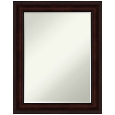 Amanti Art 29x23 Bathroom Mirror Coffee Bean Brown Rectangle Wall Decor
