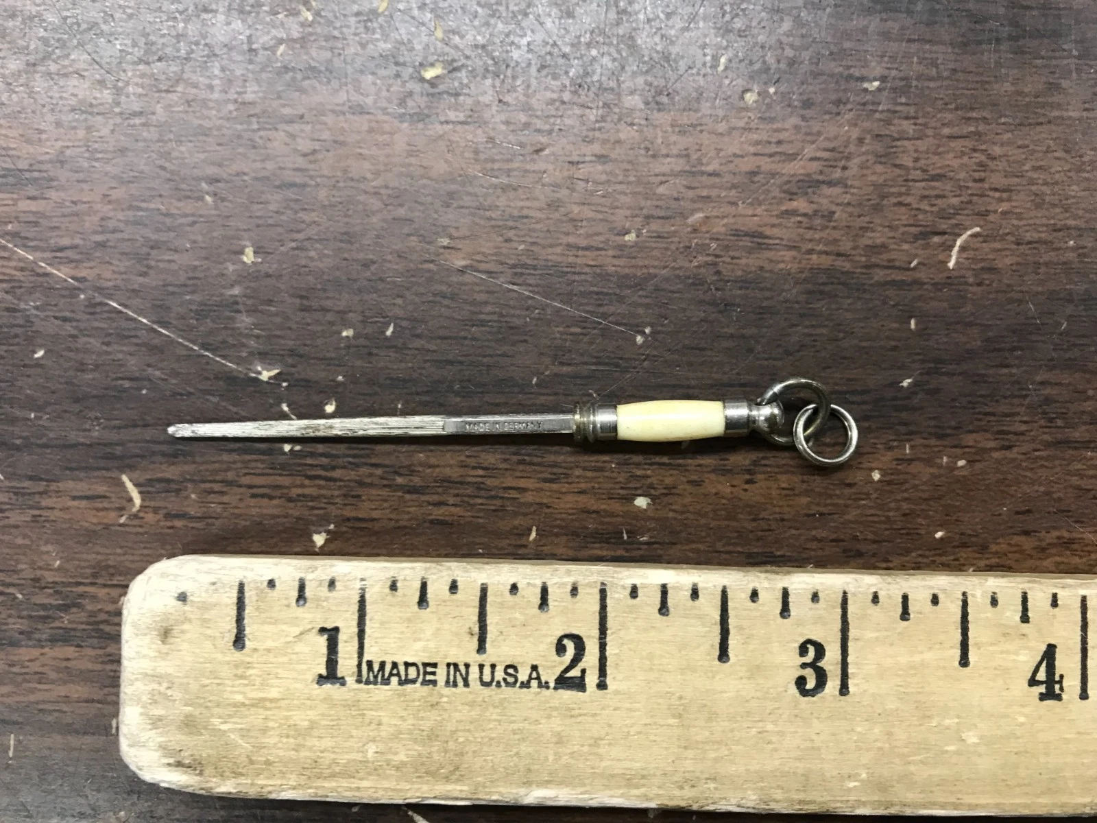 vintage r. h. forschner f dick small honing rod sharpener salesman sample ?