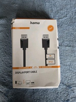 Hama DisplayPort Kabel 1.5m, Ultra HD 4K Adapter INKL BLITZVERSANDT