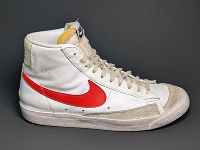 Nike Blazer '77 Vintage Mid Shoes Sneakers White Picante Red Men's Size 8.5