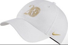 Raro cappello celebrativo Nike Roger Federer RF20 nuovo con etichette da collezione TENNIS BQ1306 BIANCO