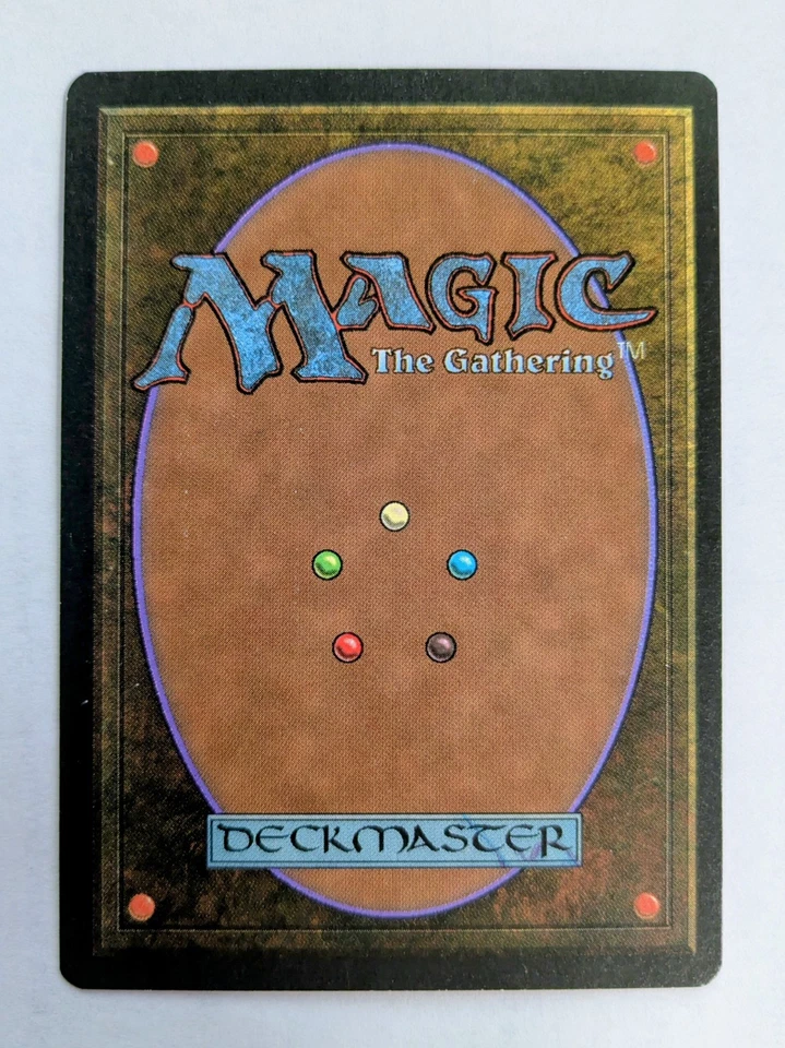 MTG REVISED RARE 1994 Mahamoti Djinn SIGNED IN GOLD BY DAN FRAZIER - Image 2 of 2