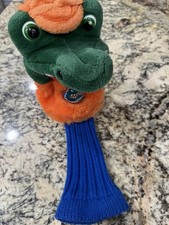Vintage NCAA UF Florida Gators Albert Mascot Long-Neck Driver Head Cover Golf