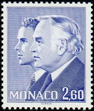 Monaco N°1337 " Princes Rainier III & Albert, 2 F 60 Blue " New Xxttb