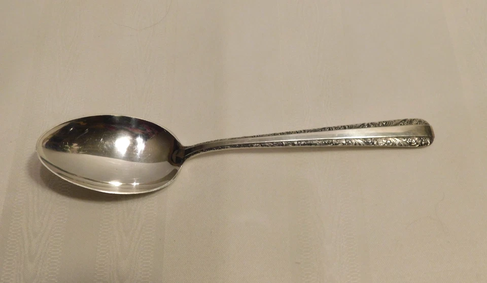 Towle Plata de Ley 1934 Luz de Vela 8 1/2" L. Cuchara para Servir, Family Estate Foto 2 de 4