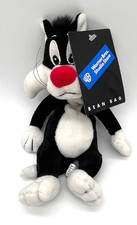 Warner Bros Studio Store SYLVESTER Bean Bag 9" Plush Looney Tunes Vintage 1998