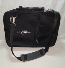 Heavy Duty Pace & Tuttle Canvas 17" Laptop Messenger Bag Adjustable Strap Black