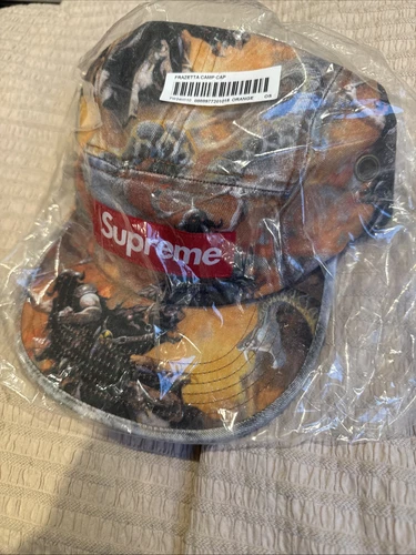 CASQUETTE DE CAMP SUPREME FRANK FRAZETTA ORANGE TAILLE UNIQUE NEUVE