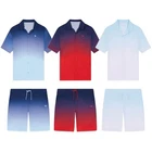Mens Summer Outfit Shirt and Shorts Set Matching Co-Ord for Beach or Casual Wear