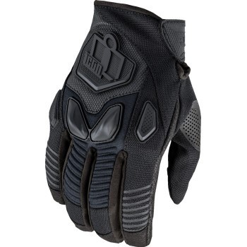 Icon PDX3 Gloves - Black - Men's Size Large