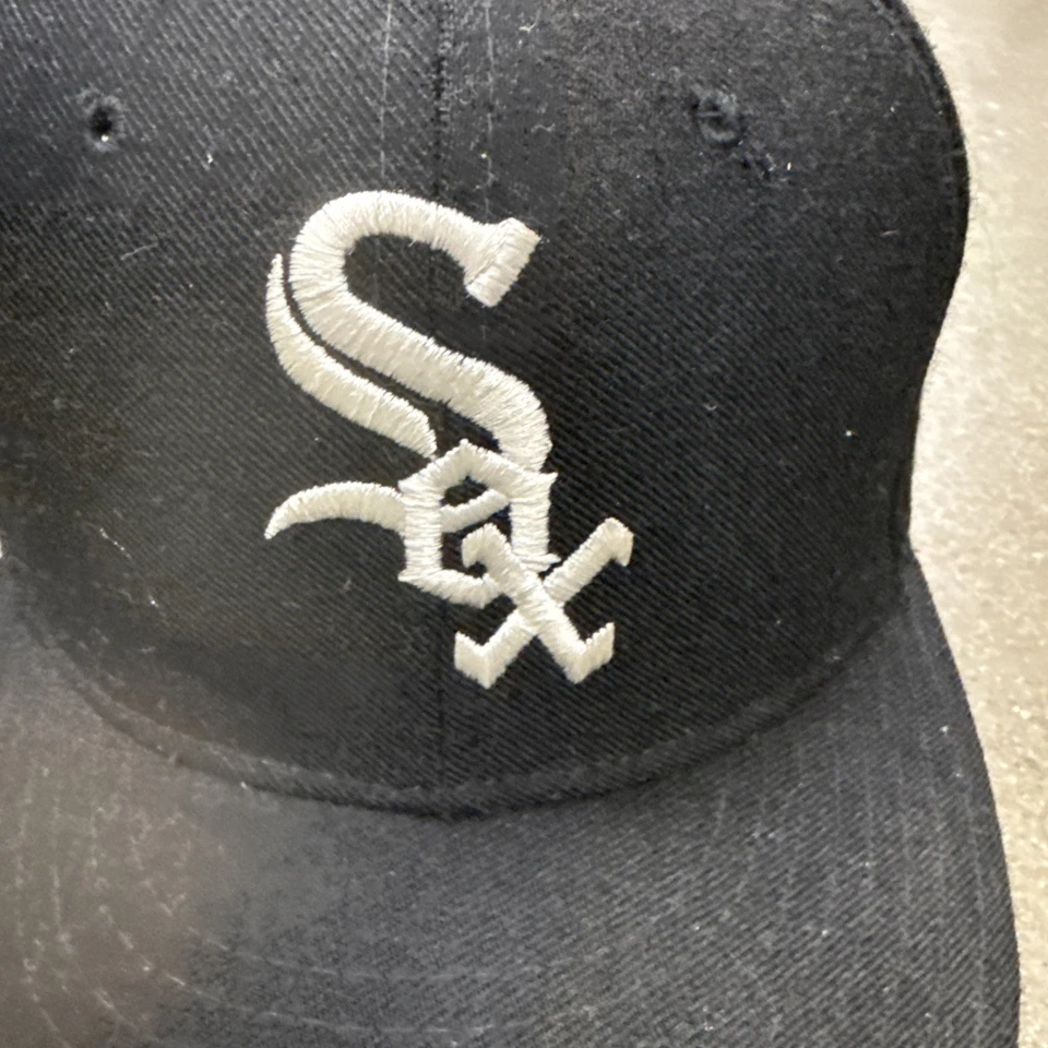 VTG Chicago White Sox Hat New Era Diamond Collection Pro Model Wool Fitted 7 1/2 - Image 2 of 4