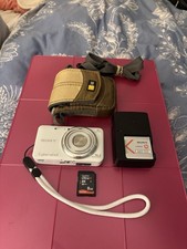 Sony CyberShot DSC-WX80-WI-FI-16.2 MP-Digital Camera-SD Card-Charger Case-Exc.