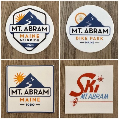 Authentic Mt. Abram Maine Sticker PICK & CHOOSE Design Decal Bike Park Ski Ride