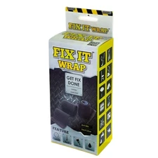 Fix It Wrap 2 INCH X 50 inch | Repair | Strong Fiber Weld 2 INCH, Black 