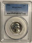 1941 Proof Washington Quarter PR66 PCGS - RARE Only 15,287 minted