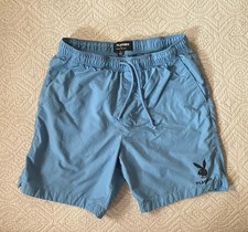 Playboy By Pacsun Swim Trunks Board Shorts Blue Drawstring Mens Size Small