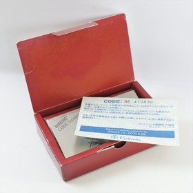 BIOHAZARD Resident Evil CODE VERONICA Limited Rockfort Prison Metal Plate 2201