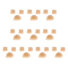 10 Sets Rubber Flute Piccolo Pads Woodwind Instrument Replacement Accessory
